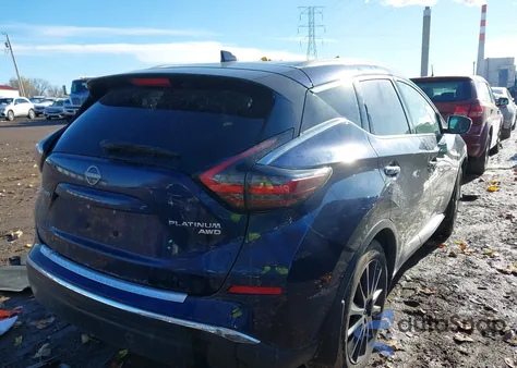2024 Nissan Murano Platinum Intelligent Awd from USA, damaged, VIN 5N1AZ2DS5RC117436